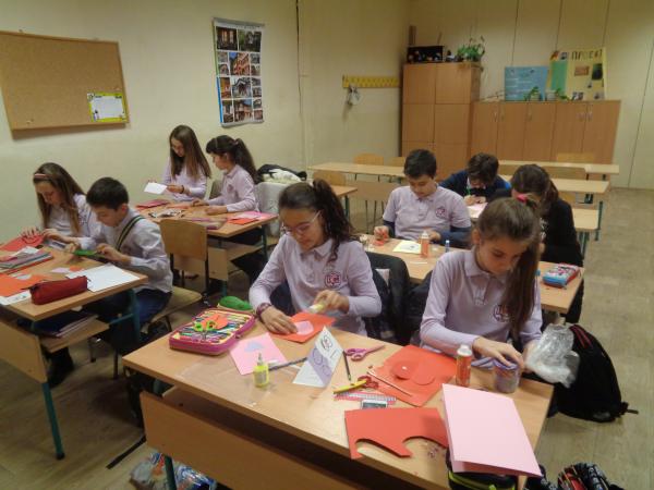 Картички и баджове за Св. Валентин по eTwinning проект