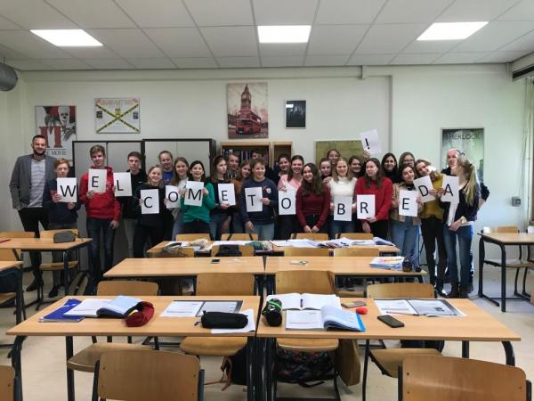 Работно посещение на ученици  в холандско училище