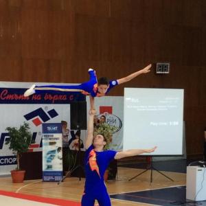 Виктор Тодоров, Калоян Николов - златни медалисти - Спортна акробатика