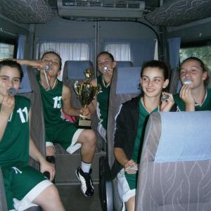 Второ място за баскетболният отбор - момичетата V-VІІ клас на СОУ ”Гео Милев” на финалите на Ученически игри 2011 – 2012 г