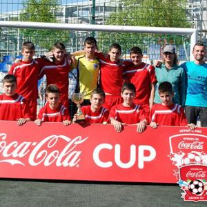 Отборът по футбол - първо място във Варна във второто издание на „Купата на Coca-Cola” за ученици на възраст 12 – 14 години.