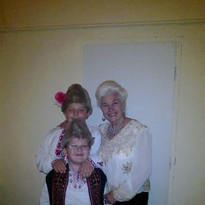 Атанас и Донко Петрови с Янка Рупкина - знаменита народна певица