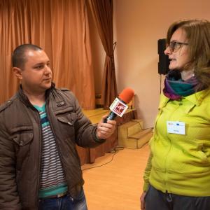 Интервю с Carmela Simone за БНТ2