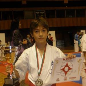 Никола Димитров Маринов, V в клас - златен медал от 25-то европейско първенство по киокушин, Варна