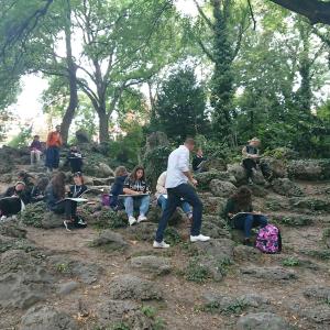 Пленер в Морската градина