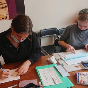 Пленер в Морската градина