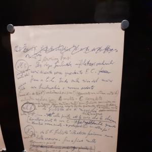 Ръкопис на Фелини