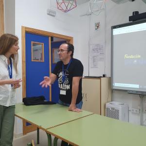 Представяне на доброволчески асоциации от Тибурсио Зафра