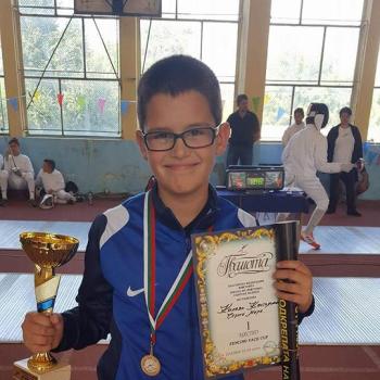 Първо място с шпага