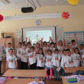 Първокласниците  участваха в кампания за безопасност