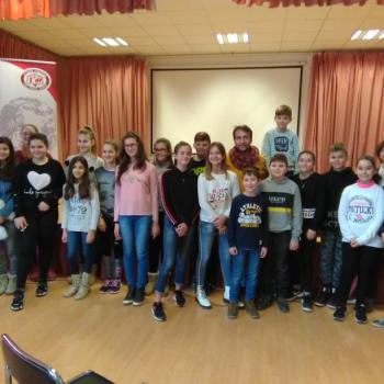 Актьорът Стоян Радев - гост в училището