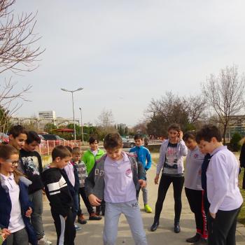 Римски игри в училищния двор