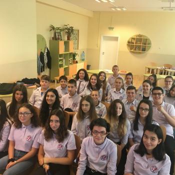 Видеоконференция  между ученици