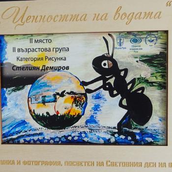Второ място в Международен конкурс за фотография и рисунка