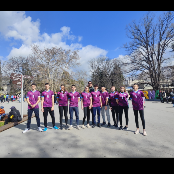 Златен медал от щафетната обиколка на радио Варна